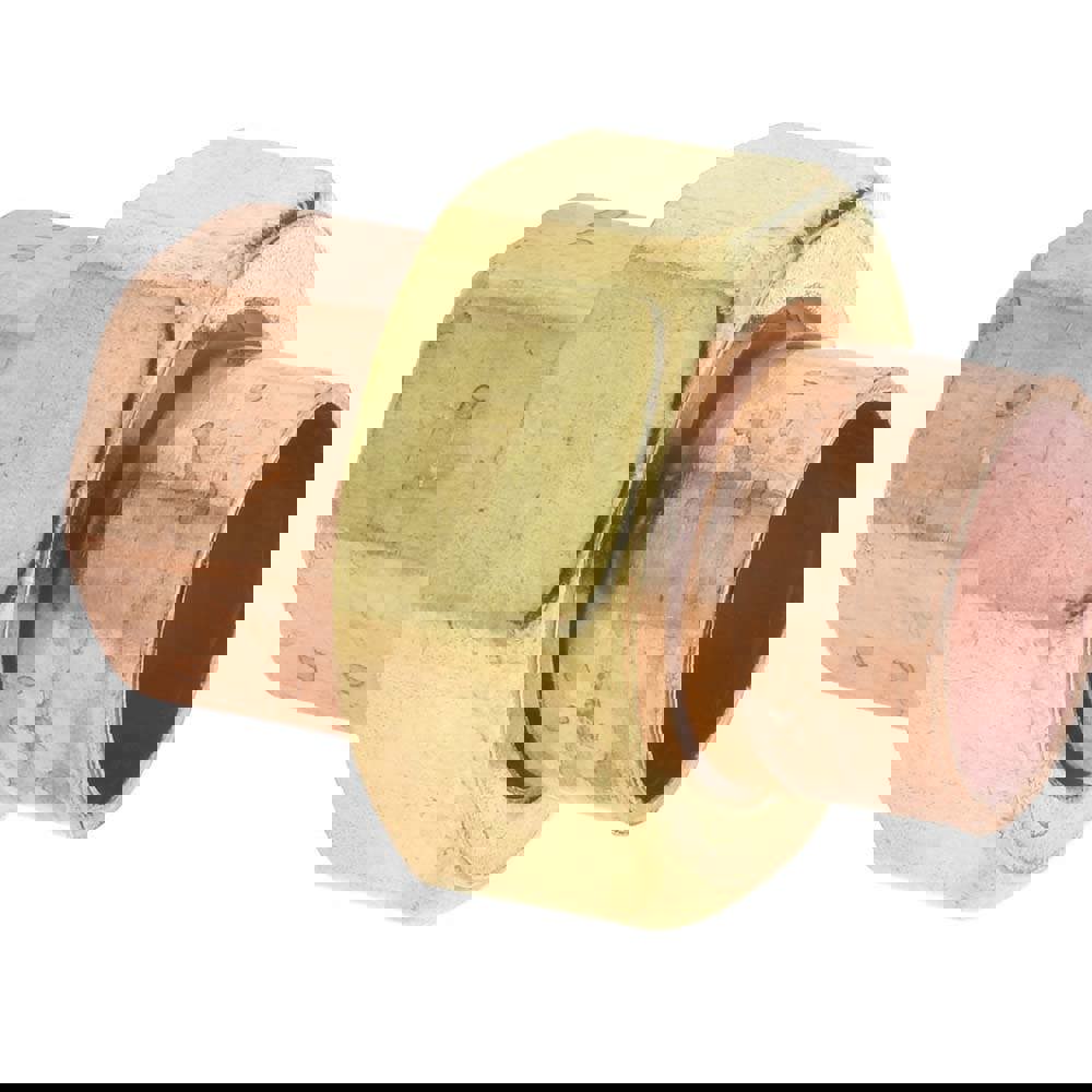 Wrot Copper Pipe Union: 1/2